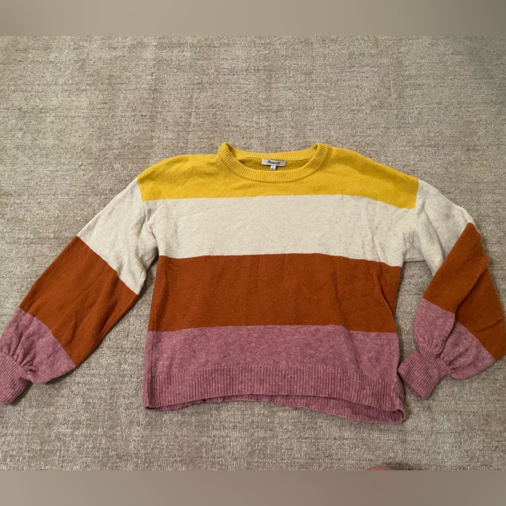 Madewell balloon sleeve sweater